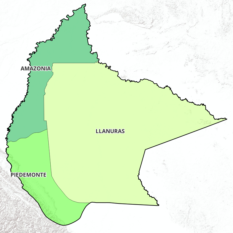 Mapa pronóstico Beni
