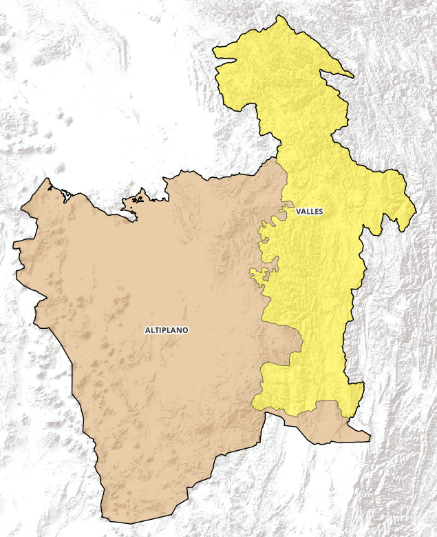 Mapa pronóstico Potosí